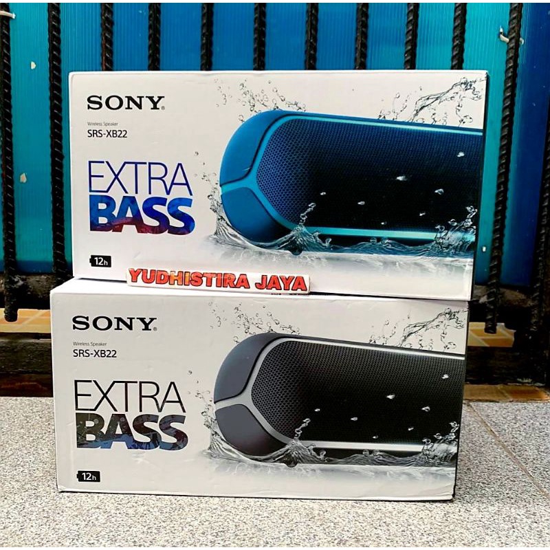 SONY SRS XB22 ORIGINAL BLUETOOTH SPEAKER PORTABLE RESMI SONY