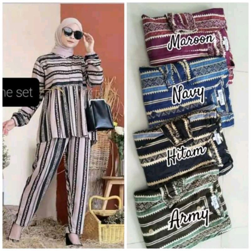 SETCEL TERBARU STYLE KEKINIAN 2021. SETCEL (MALIKA)// BISA BAYAR DI TEMPAT