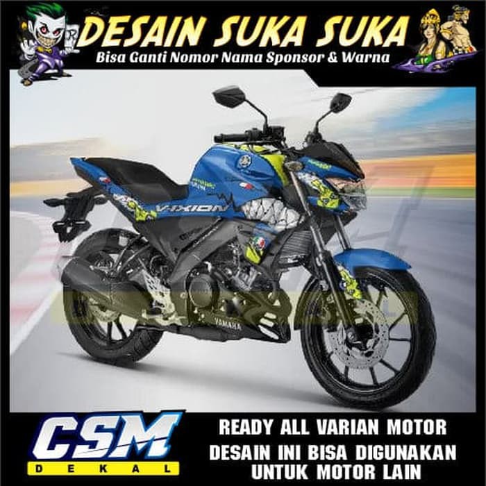 10+ Ide Gambar Stiker Motor Vixion R