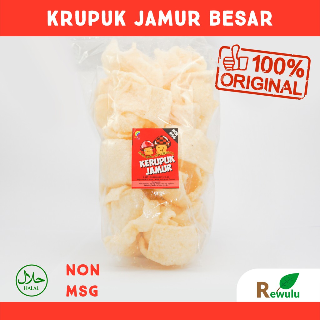 

CAMILAN KERUPUK JAMUR BESAR – COCOK UNTUK CAMILAN ATAU PENDAMPING MAKAN – NON MSG