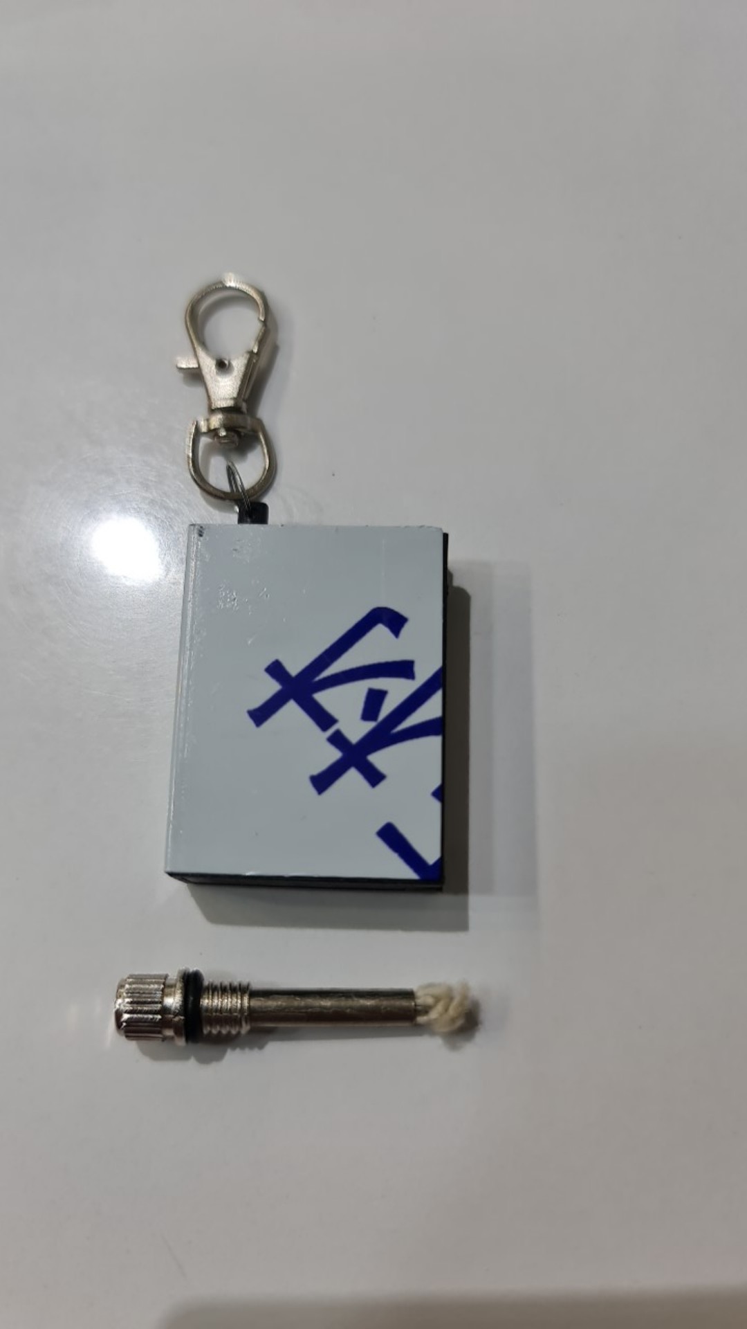 Gantung Kunci Korek Api Minyak Mancis Lighter Matches Mini Waterproof