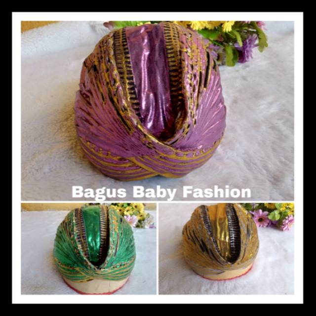 Blangkon Jogja Prada Aneka Warna Pasangan Baju Surjan Beskap Hewes