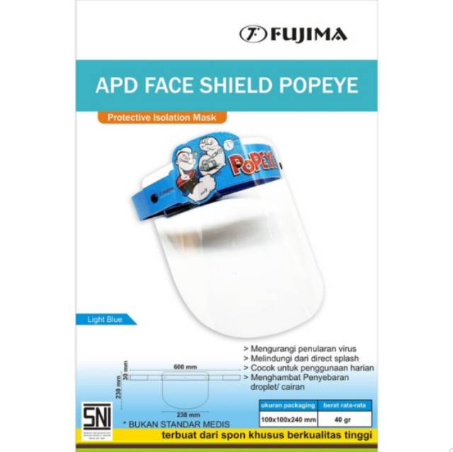 GROSIR MURAH cuman Rp6.000 |APD faceshiled kid | masker mika pelindung wajah / muka anak