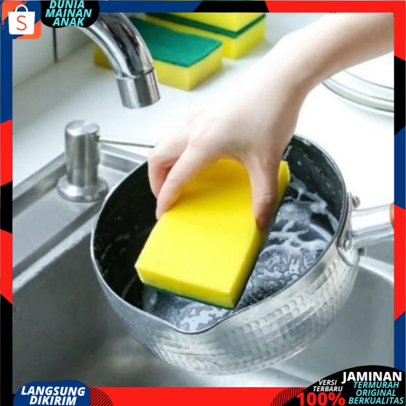 Spon Busa Cuci Piring GRESPON - Spons 2 Sisi Pencuci Alat Dapur Sponge  Best Seller