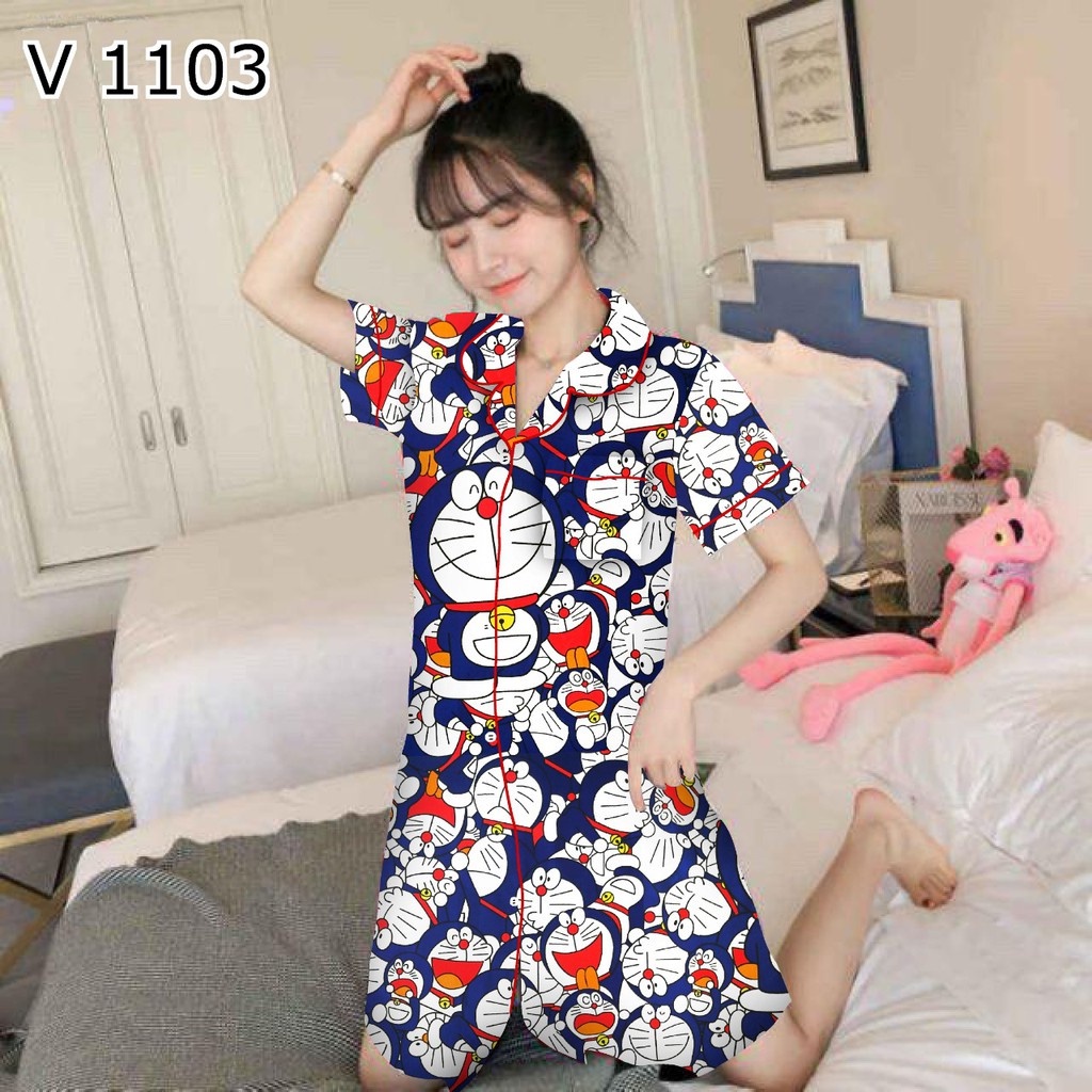 PIYAMA WANITA DASTER / BAJU TIDUR WANITA DASTER KATUN MOTIF TERBARU