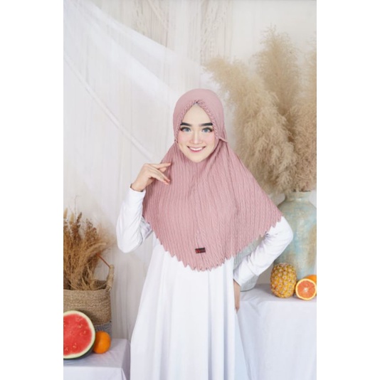 BERGO KCB PLISKET PADI / HIJAB INSTAN PLISKET