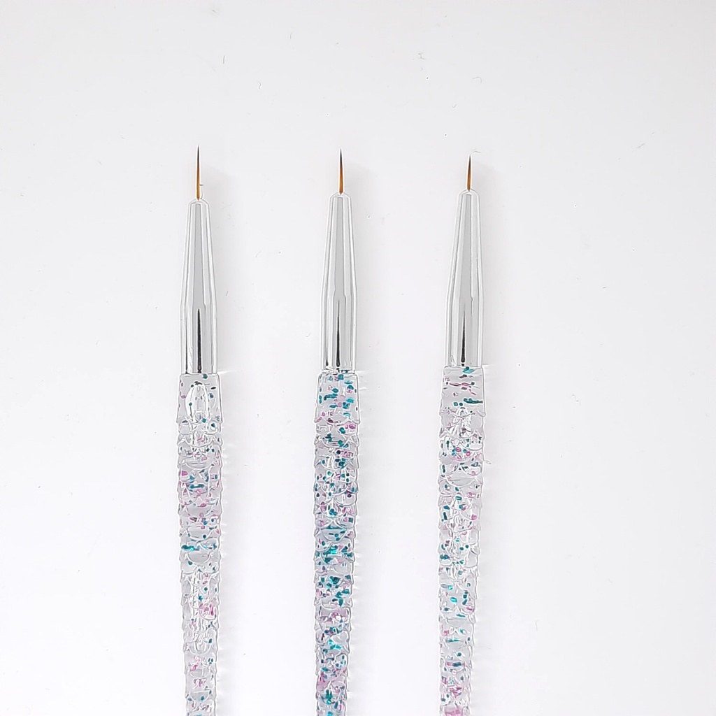 Brush Liner Mermaid bubbles Set 3 size NP-70