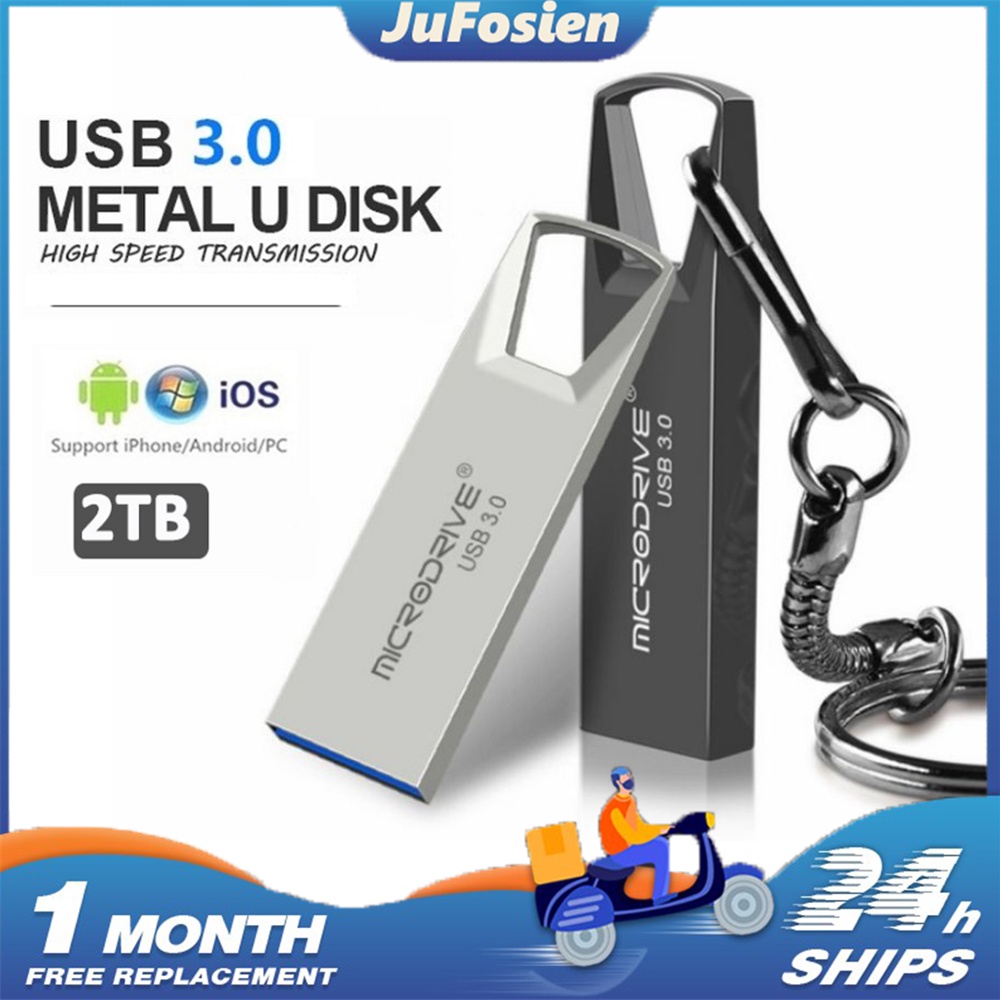 Jufosien Flashdisk Micro Drive 2TB High Speed Waterproof Usb 3.0 Pendrive