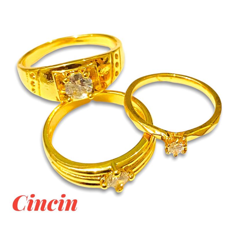 cincin kawin//cincin tunangan//cincin permata