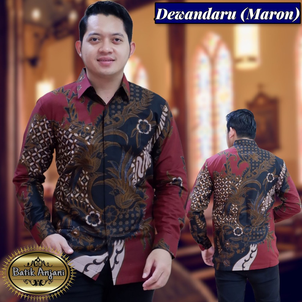 DEWANDARU MARON ANJANI KEMEJA BATIK SOLO PRIA LENGAN PENDEK LAPIS FURING ATASAN BATIK PREMIUM MODERN MERAK KHAYANGAN PERWIRA JAYANEGARA NAGA SOGAN ARIESWARA VIJAY PROBOSETO DAFINAH LAWASAN SETYO PRABU CITRA AYU KANGEN KAMULYAN PUJANGGA ARINDA