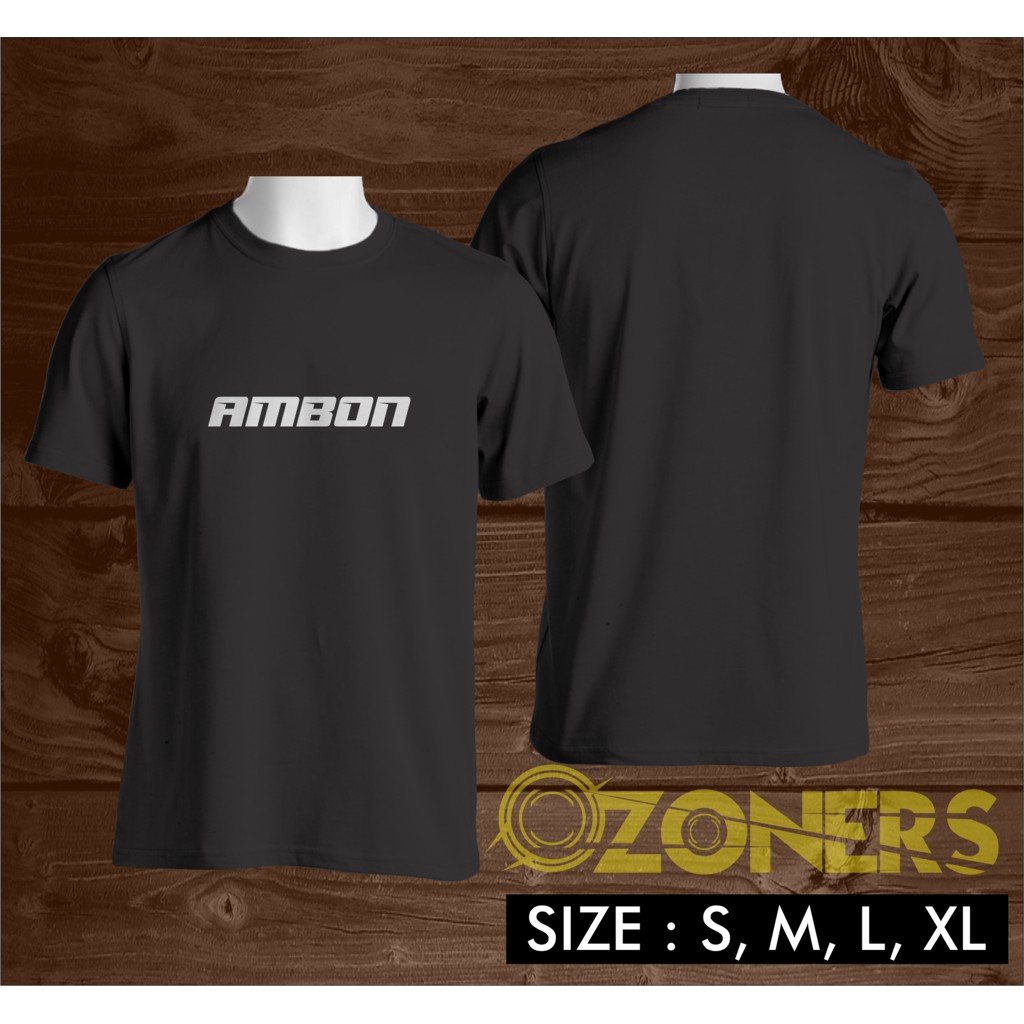 kaos baju ambon custome