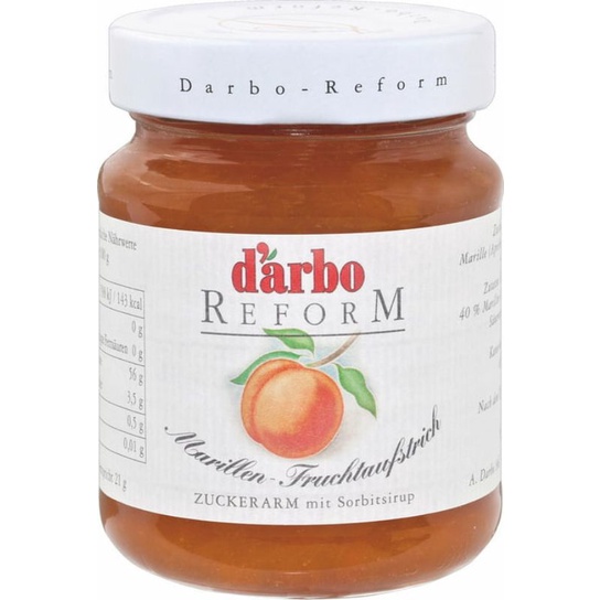 

D'ARBO DARBO Reform Low Sugar Apricot Preserve Jam 330g