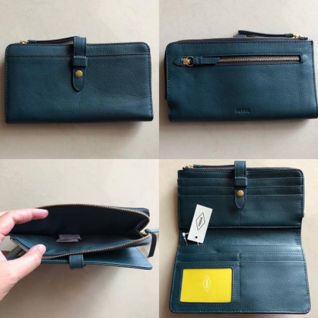 Dompet Original/Ori FOSSIL wallet alpine green AUTHENTIC 100%