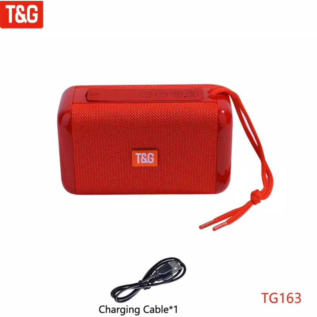 Speaker Bluetooth JBL TG163 PORTABLE Wireless Speker T&amp;G TG-163 STEREO SUPER BASS