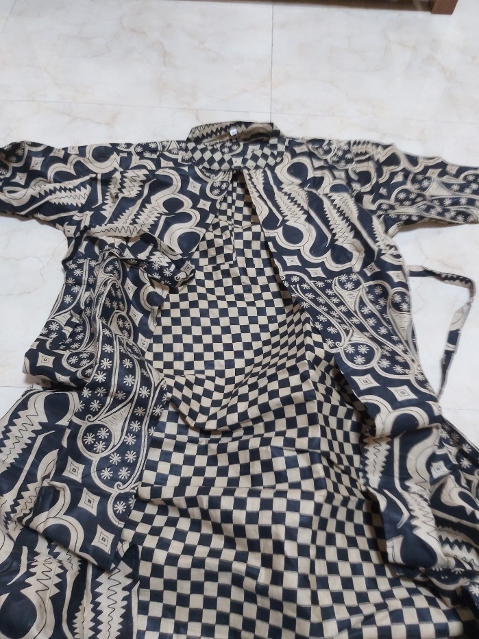 Ms Gamis Batik Sriwedari|manggar|padi Macam Mt Maxi Jumbo Bumil/busui Katun Sogan Allsize Ld104-120