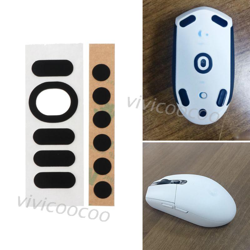 1 Set Mouse Skates Dengan Ujung Lengkung 0.6mm Untuk Logitech G304 G305