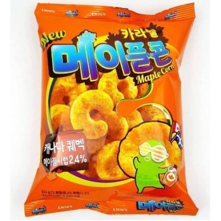 

Crown Jolly Pong Snack Caramel Maple Corn 74gr Made In Korea