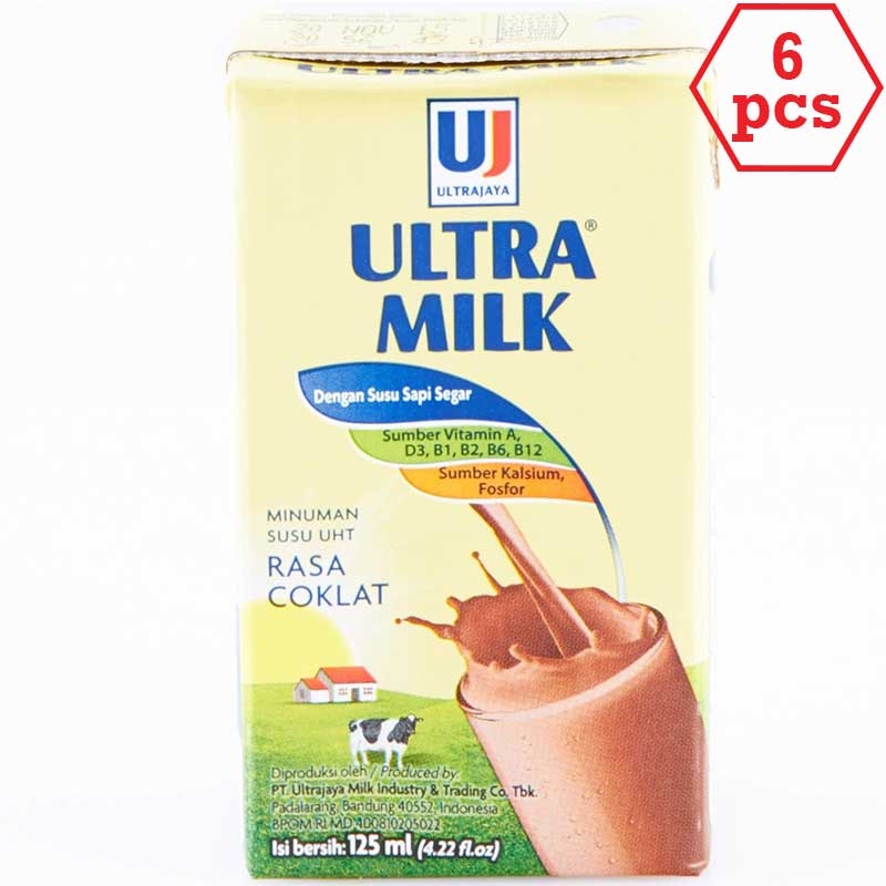 

ULTRA MILK Susu UHT Coklat 125ml 6pcs