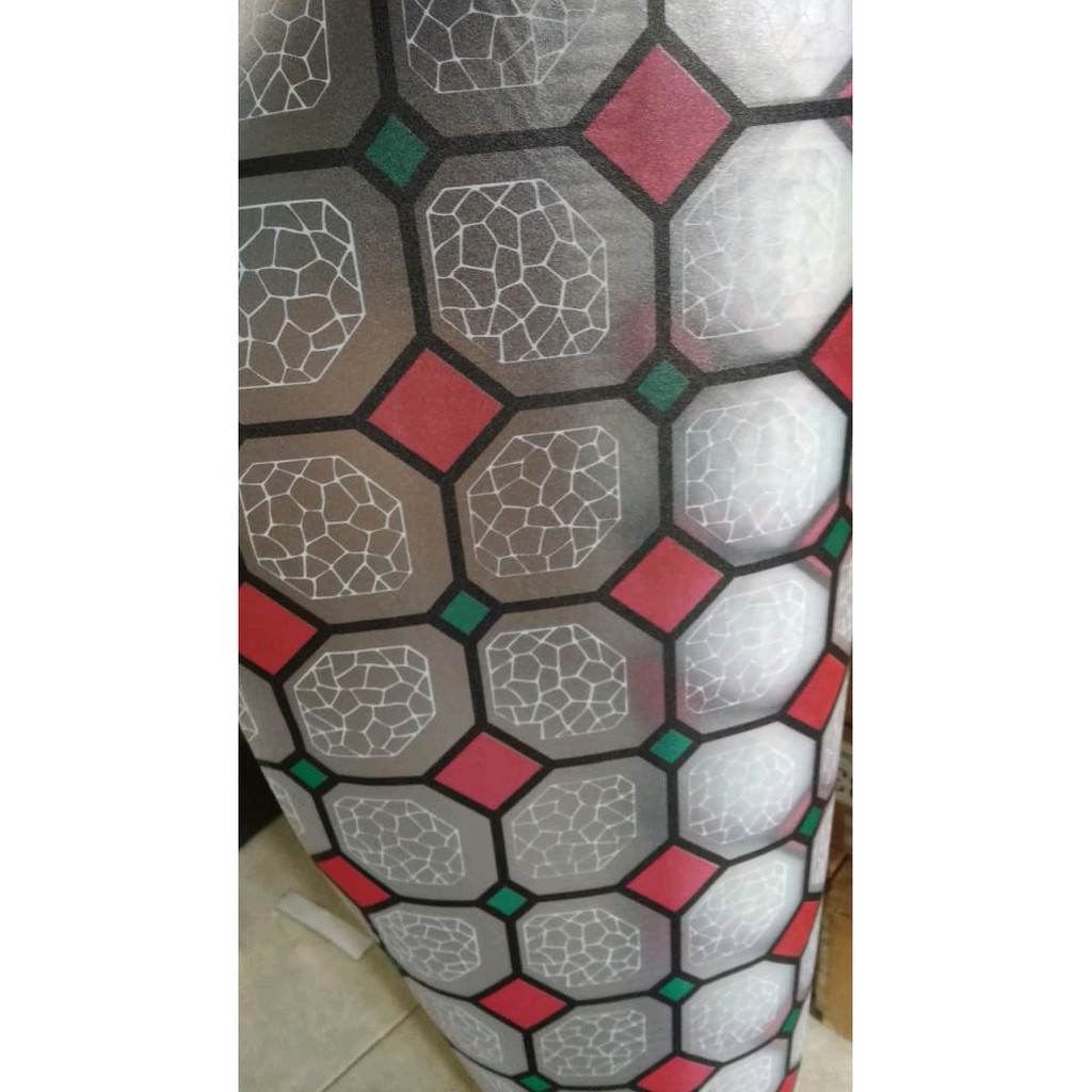 Sticker kaca Sanblast motif Mozaik 9575