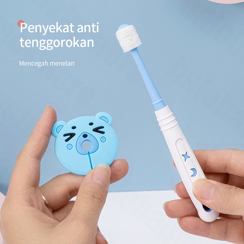 Halobaby 360 Baby Toothbrush / Sikat Gigi Bayi Silicon