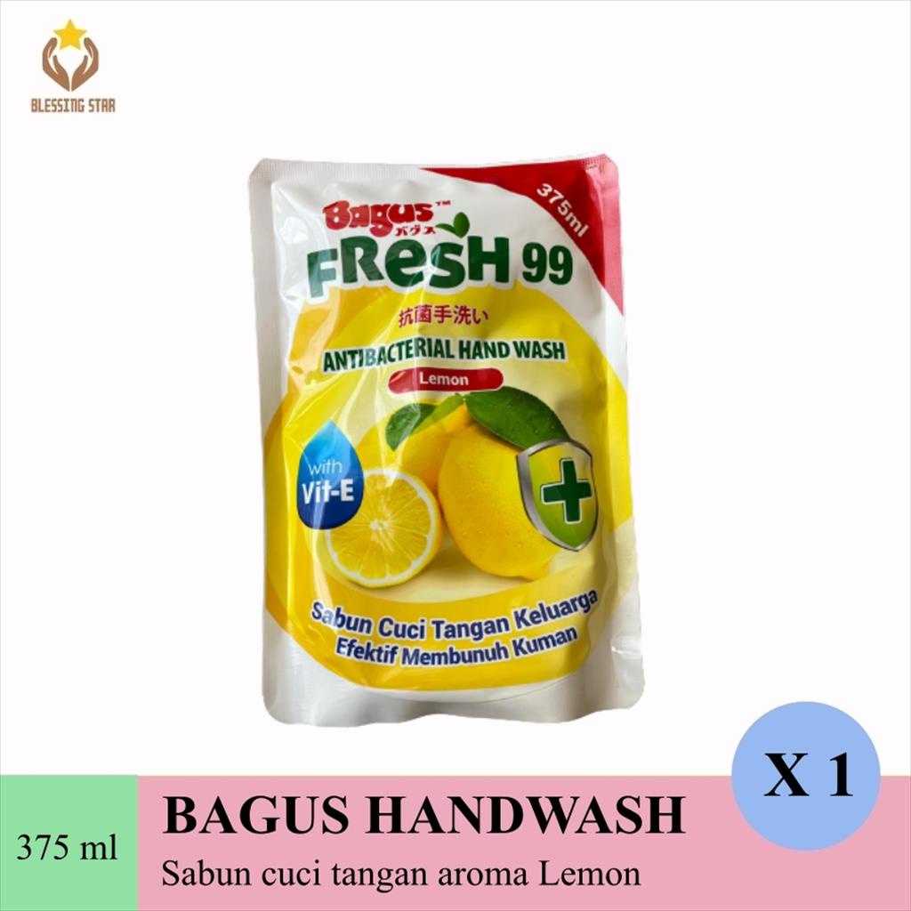 Bagus Handwash LEMON REFILL 375ml sabun cuci tangan LEMON