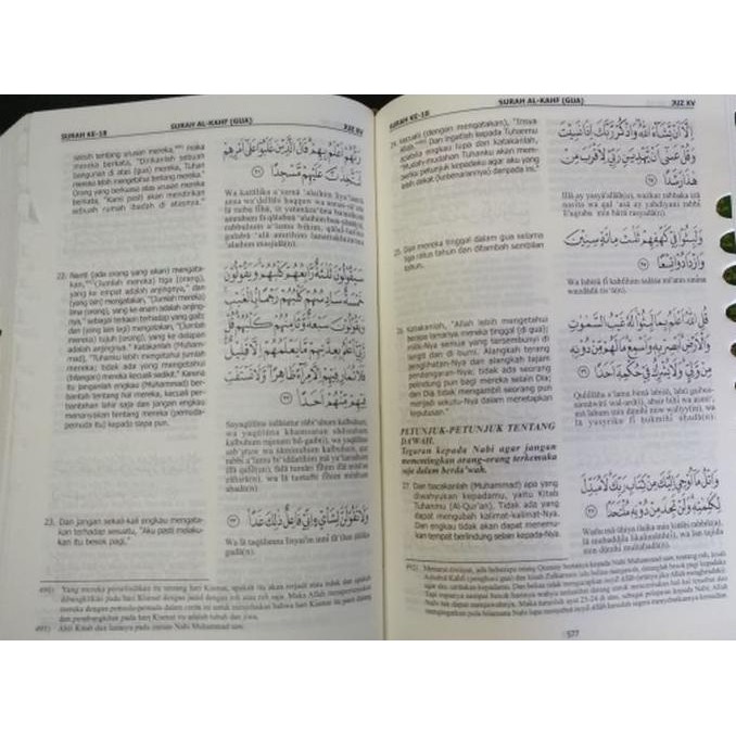 Al-Qur'An Suara Agung (Sari Agung)/Uk. Sedang/Index