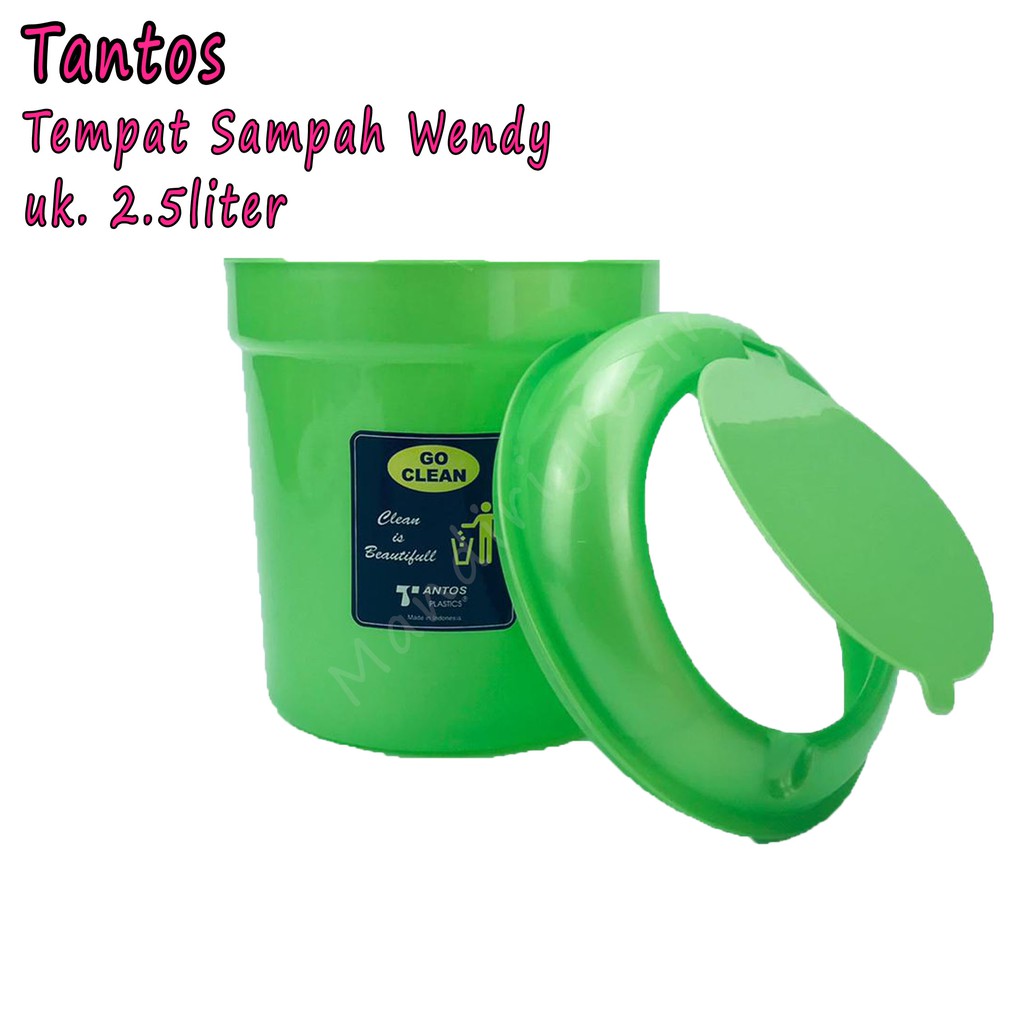 Tempat Sampah * Wendy * Tantos * (5037) * 2.5liter * (5017) * 1 liter