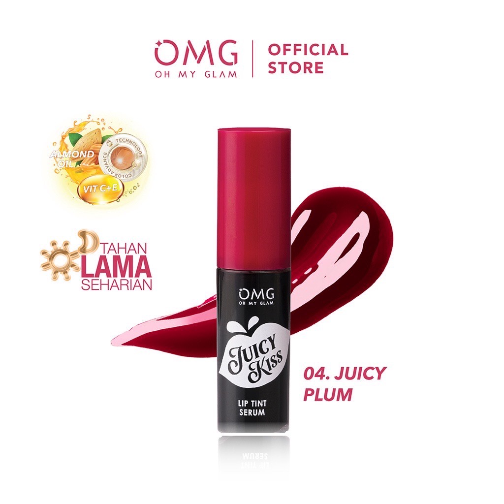 OMG Oh My Glam Juicy Kiss Lip Tint Serum / OMG Lip Tint