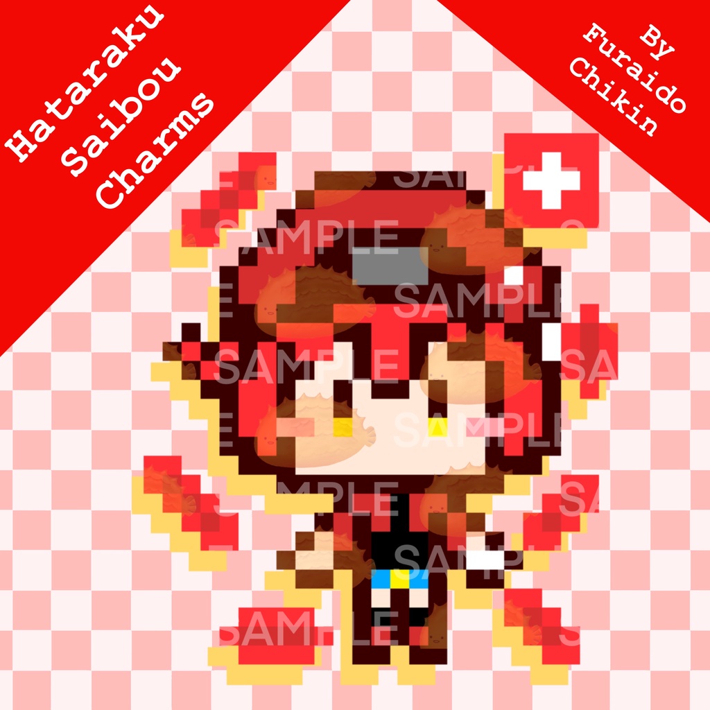 Gantungan Kunci Hataraku Saibou Sekkekkyuu Red Blood Cell