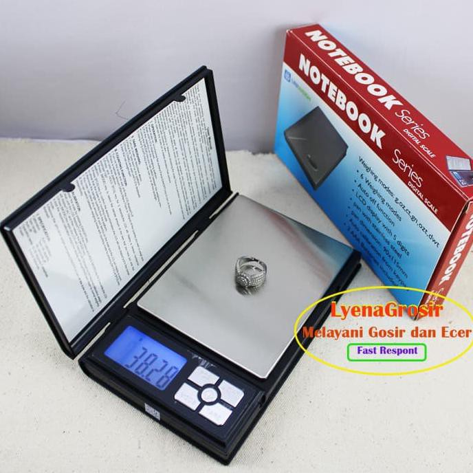 

Timbangan Digital Pocket Scale 500-0.01 Gram Notebook Series Akurat Tokoadinaya24