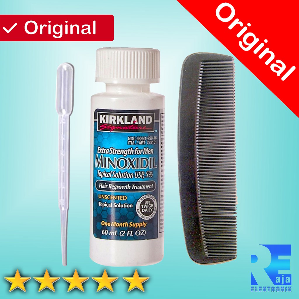 Jual Original Kirkland Signature Minoxidil 5 Penumbuh Rambut Brewok Untuk 1 Bulan Shopee