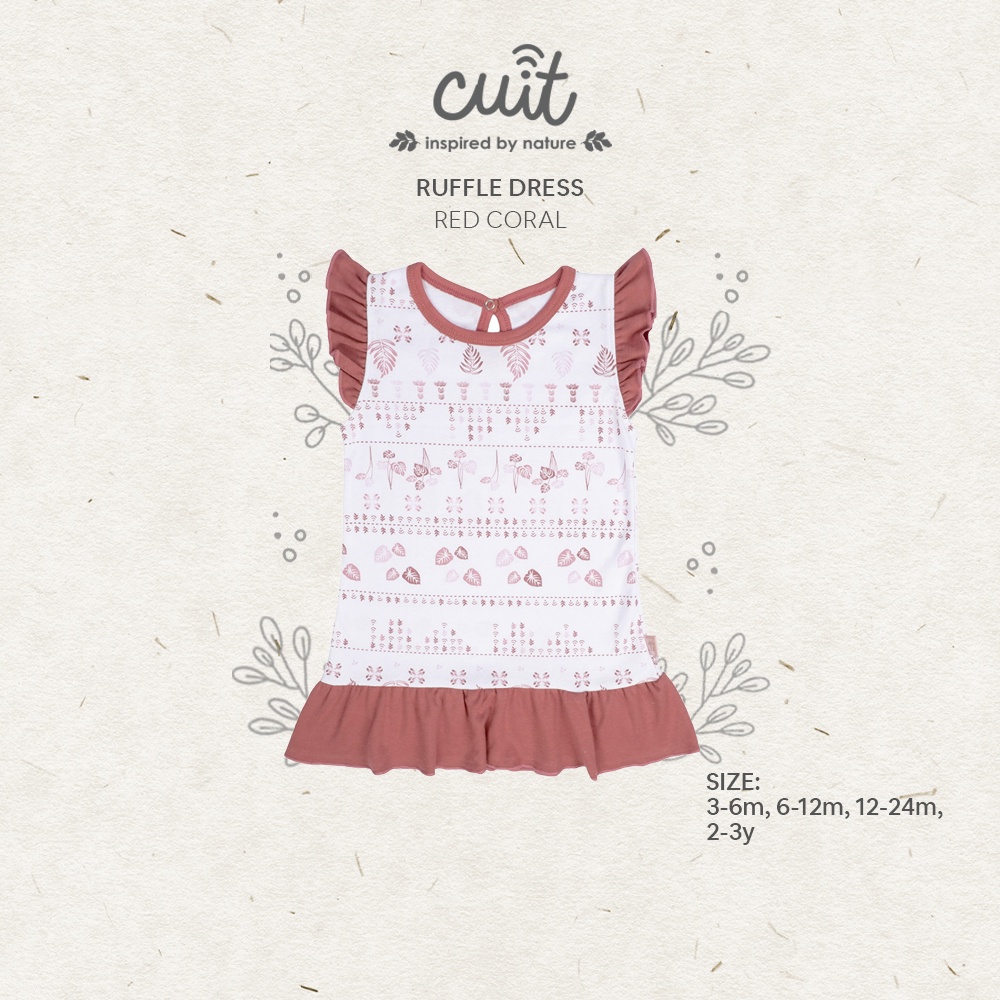 CUIT Ruffle Dress Monie Kojo Series-4