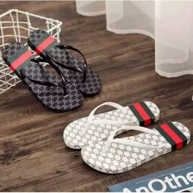 SANDAL SENDAL JEPIT SANDAL WANITA MOTIF GUCCI SANDAL GUCCI