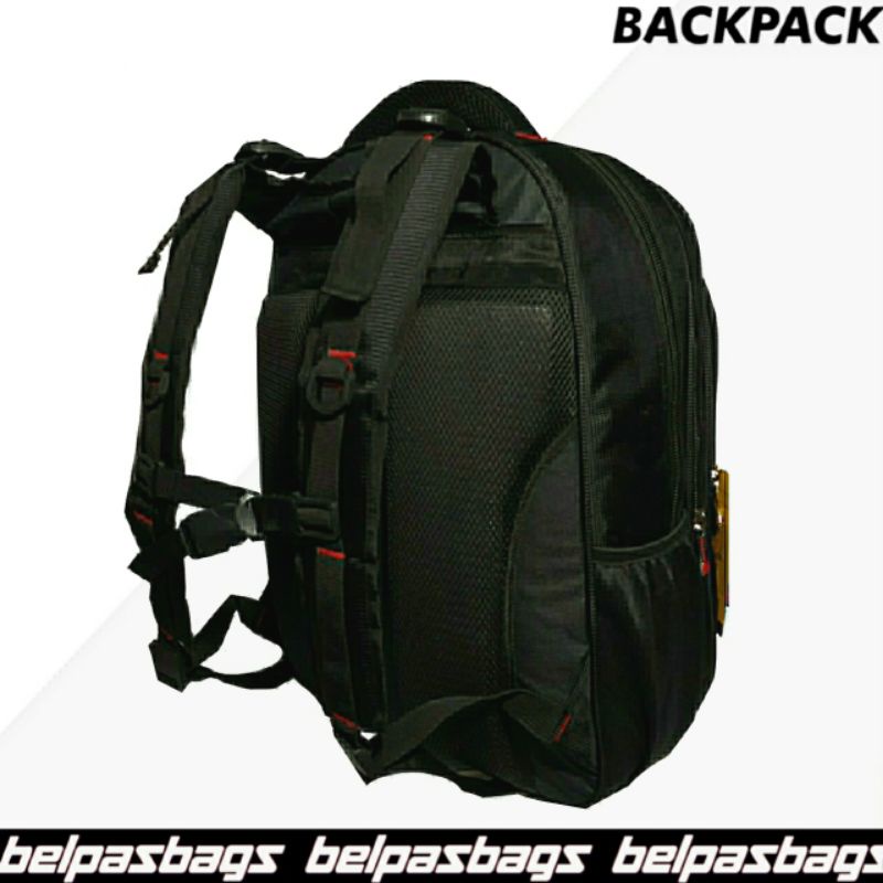 Tas ransel laptop backpack tas kerja tas travel polo Ace 90301