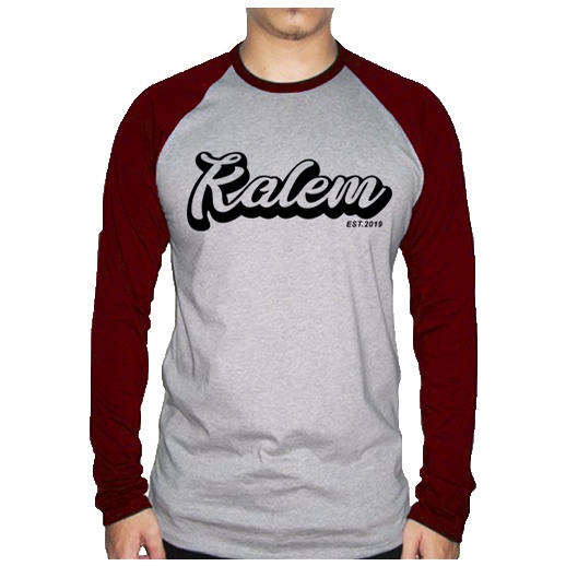 Kaos Lengan Panjang Pria/Wanita "Kalem"