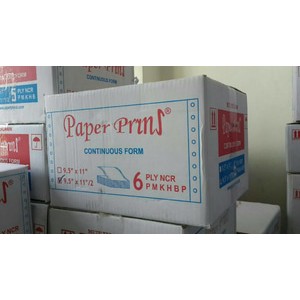 

Continuous Form Paper Prins 9.5"x11"/2 - 6 ply