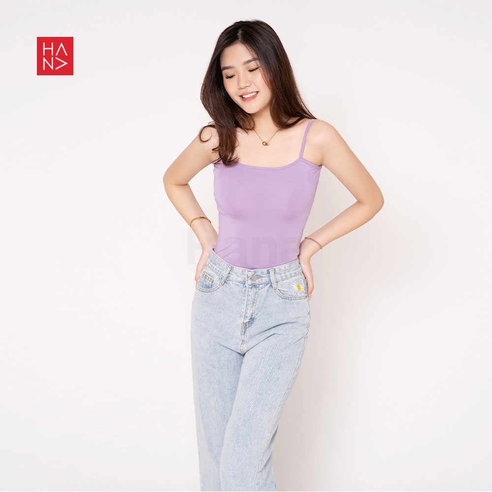 Hanafashion JKT - Cherish Basic Tank Top Atasan Wanita - TT173-Purple