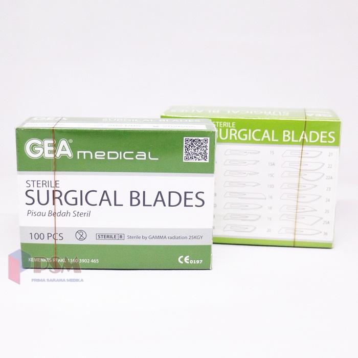 Surgical Blades Sterile Gea / Mata Pisau Bisturi