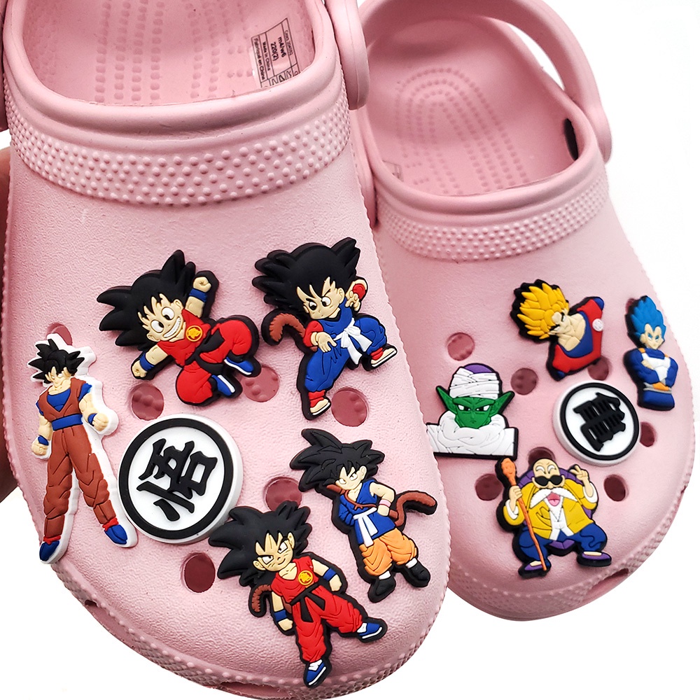 jibbitz crocs Aksesoris Sepatu Desain Anime dragon ball Untuk Anak Dan Dewasa