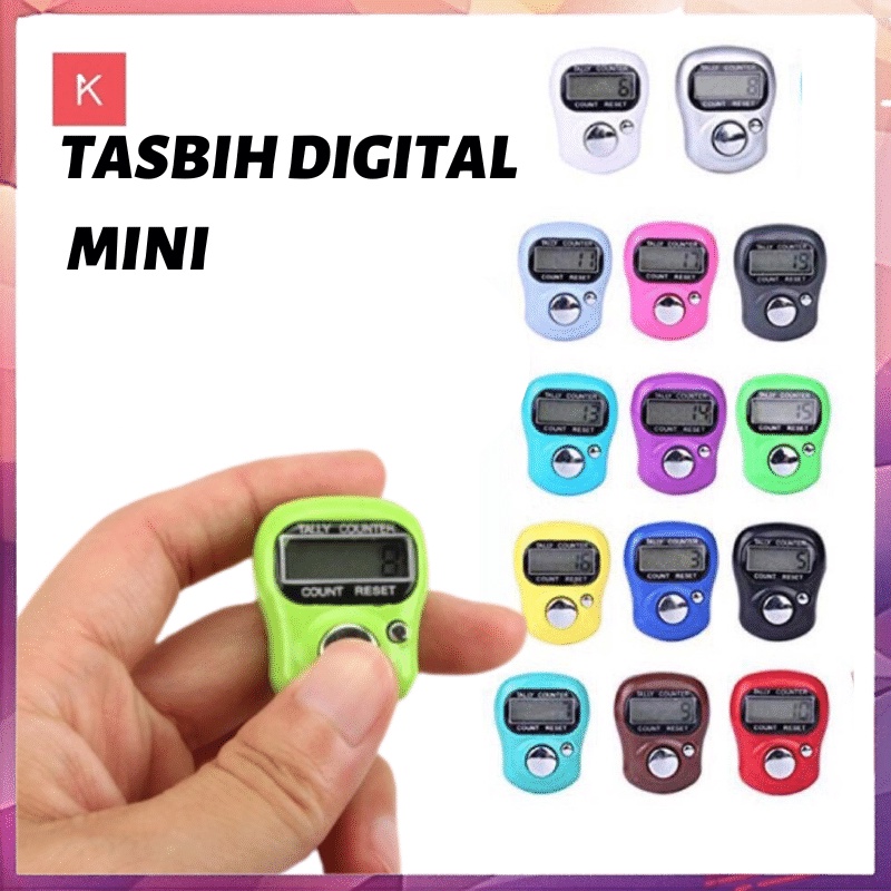 ANG TASBIH DIGITAL MINI / ALAT HITUNG MANUAL DIGITAL / TALLY COUNTER