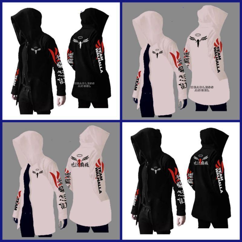 JAKET SWEATER HOODIE PRIA-WANITA WIBU ANIME TOUMAN