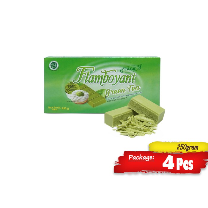 

COKLAT BLOK LAGIE FLAMBOYANT GREEN TEA 4PCS