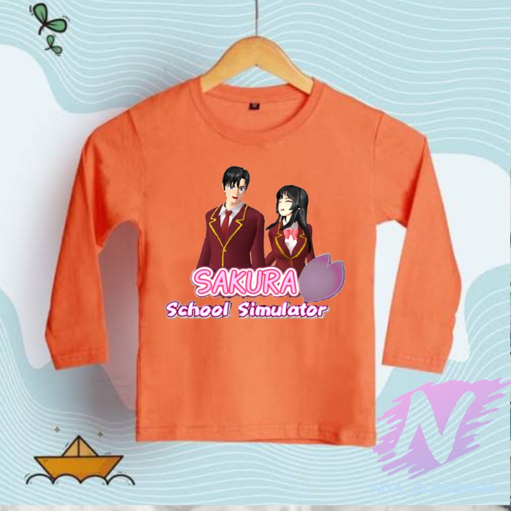 sakura school simulator kaos anak sakura school simulator baju kaos anak sakura tarbaru