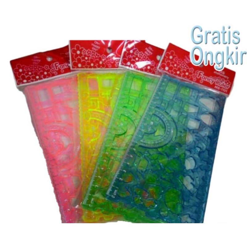

Penggaris Mal Sablon / Motif Fancy Rupee MS-1101
