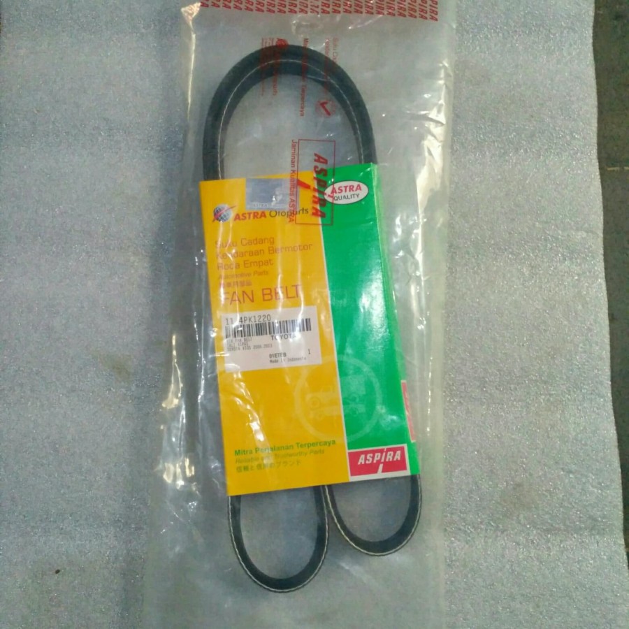 Tali Kipas / Fan Belt Toyota Yaris - Vios (2007 - 2013) Aspira 4PK1220 / 4PK-1220