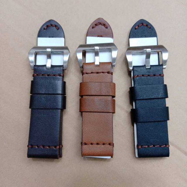 Tali kulit jam tangan tebal ukuran 26mm