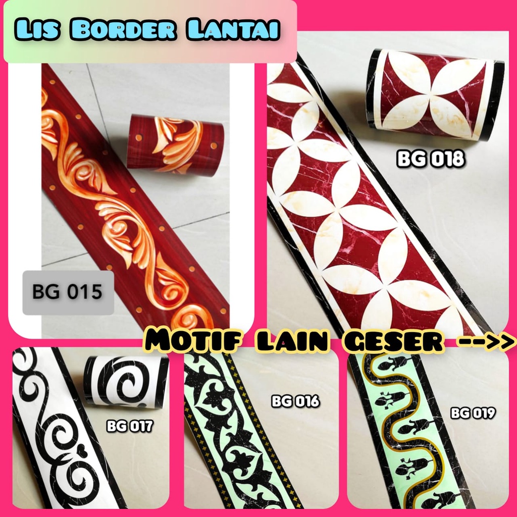 DBEST_WALLPAPER WALL BORDER STIKER LANTAI STICKER DINDING KACA GRANIT BG TEMBOK LOBBY HOTEL LIST TEM