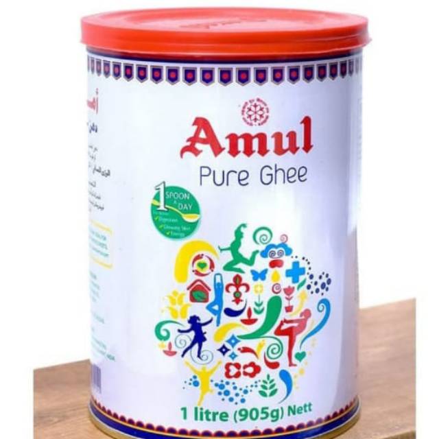

AMUL GHEE/ AMUL GHEE / 1 LITER / ORI INDIA / EXPIRE LAMA