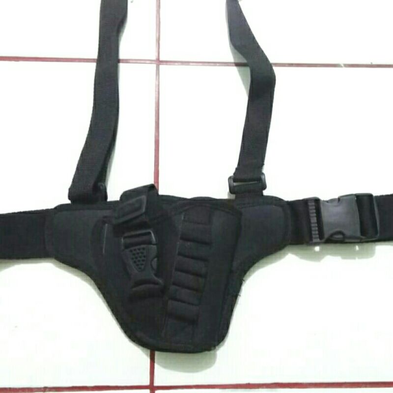 HOLSTER KANVAS GLOCK BARETA REV | SARUNG PISTOL PINGGANG DADA
