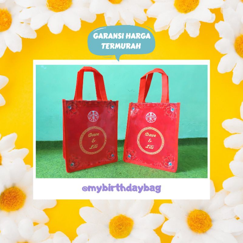 

Goodiebag Chinese Wedding / Souvenir Tas Wedding / Exclusive Shopee